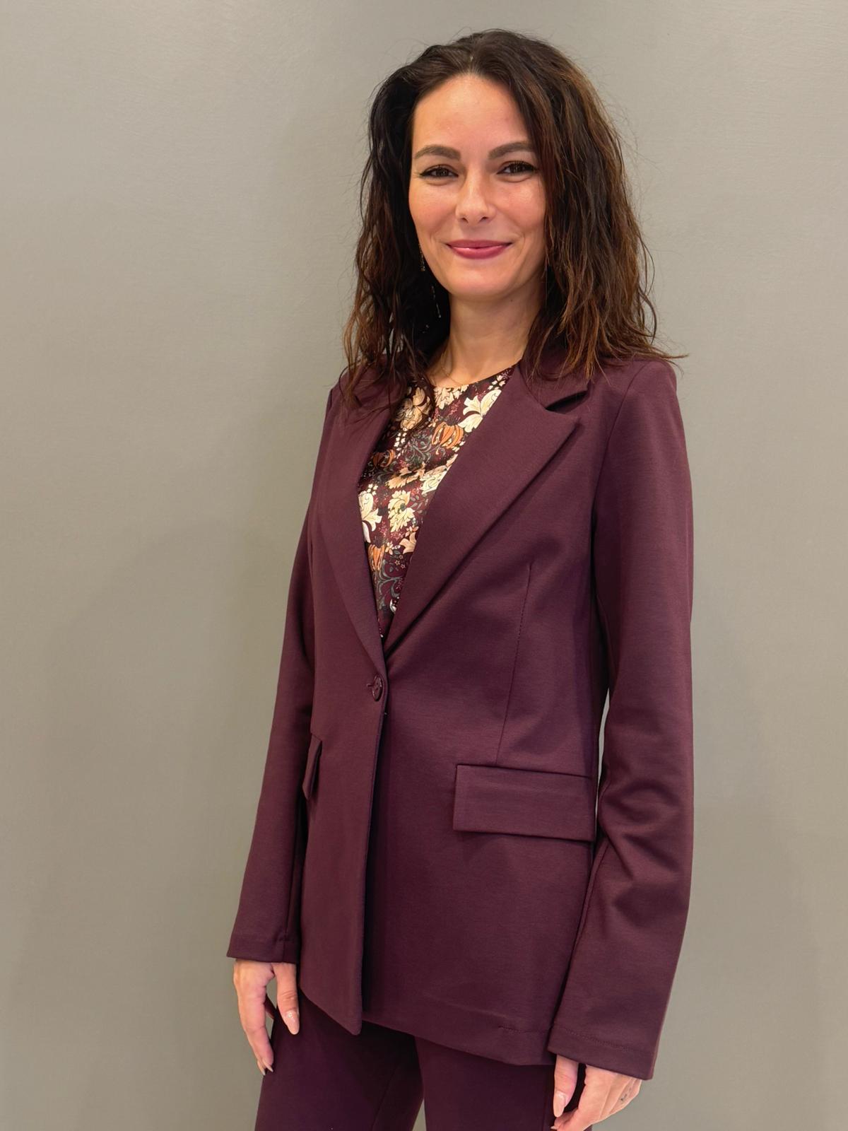 Giacca jersey un bottone CG25-31 VI REALI 