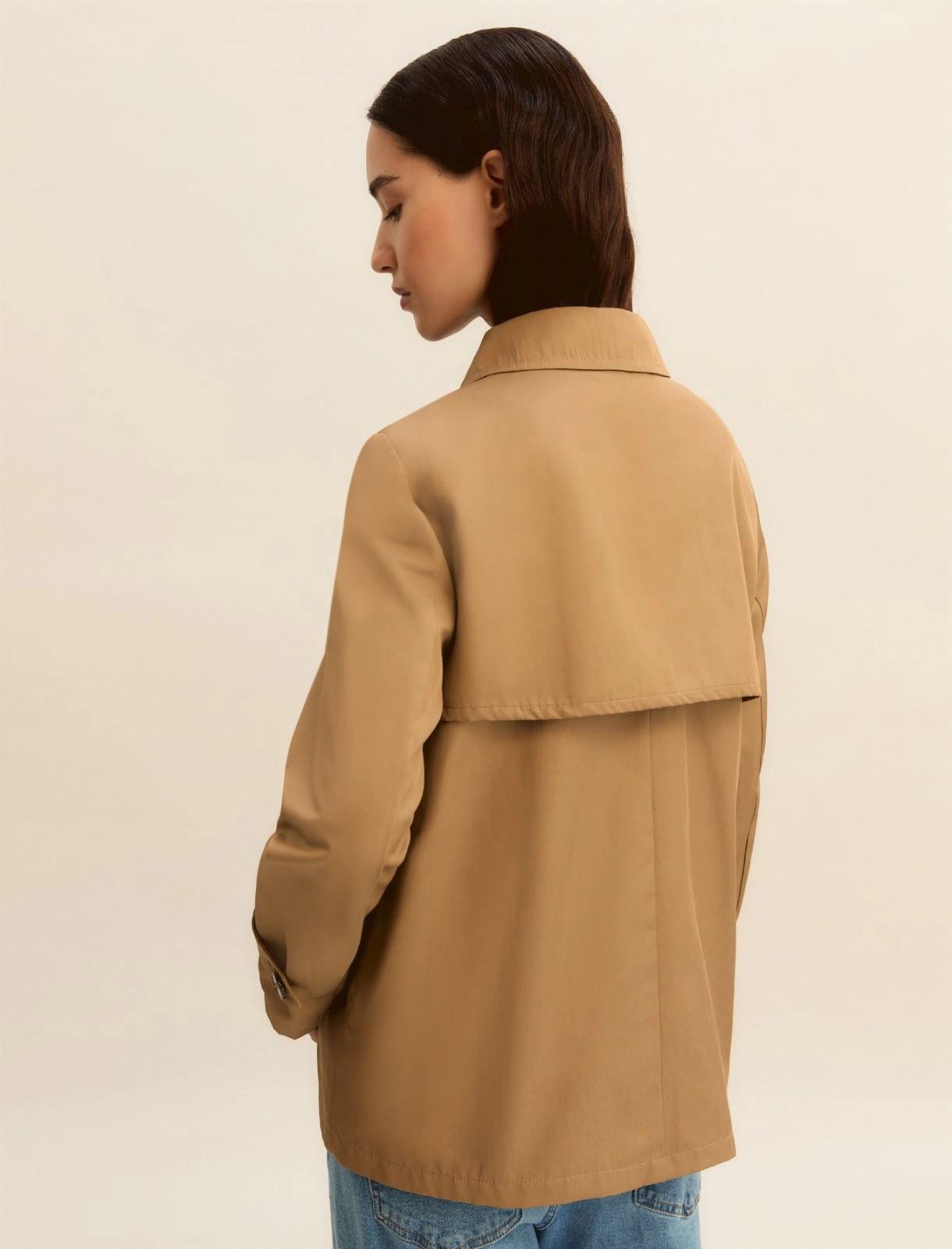 Trench corto donna tortora PELOTA 004 EMME MARELLA 