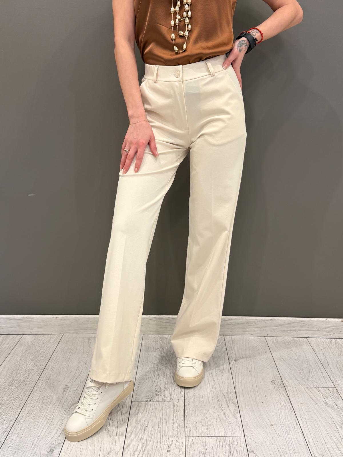 Pantaloni dritti CP126-24 BU CRISTINA GAVIOLI 