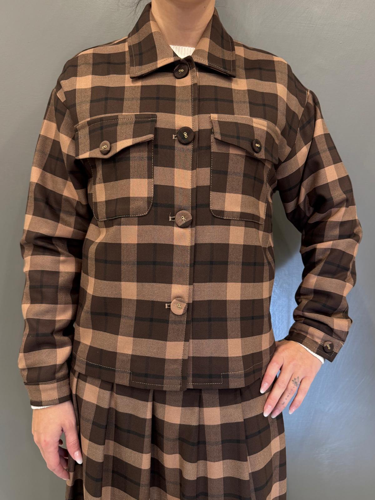 giacca tartan GC215Q MO REBECCA 