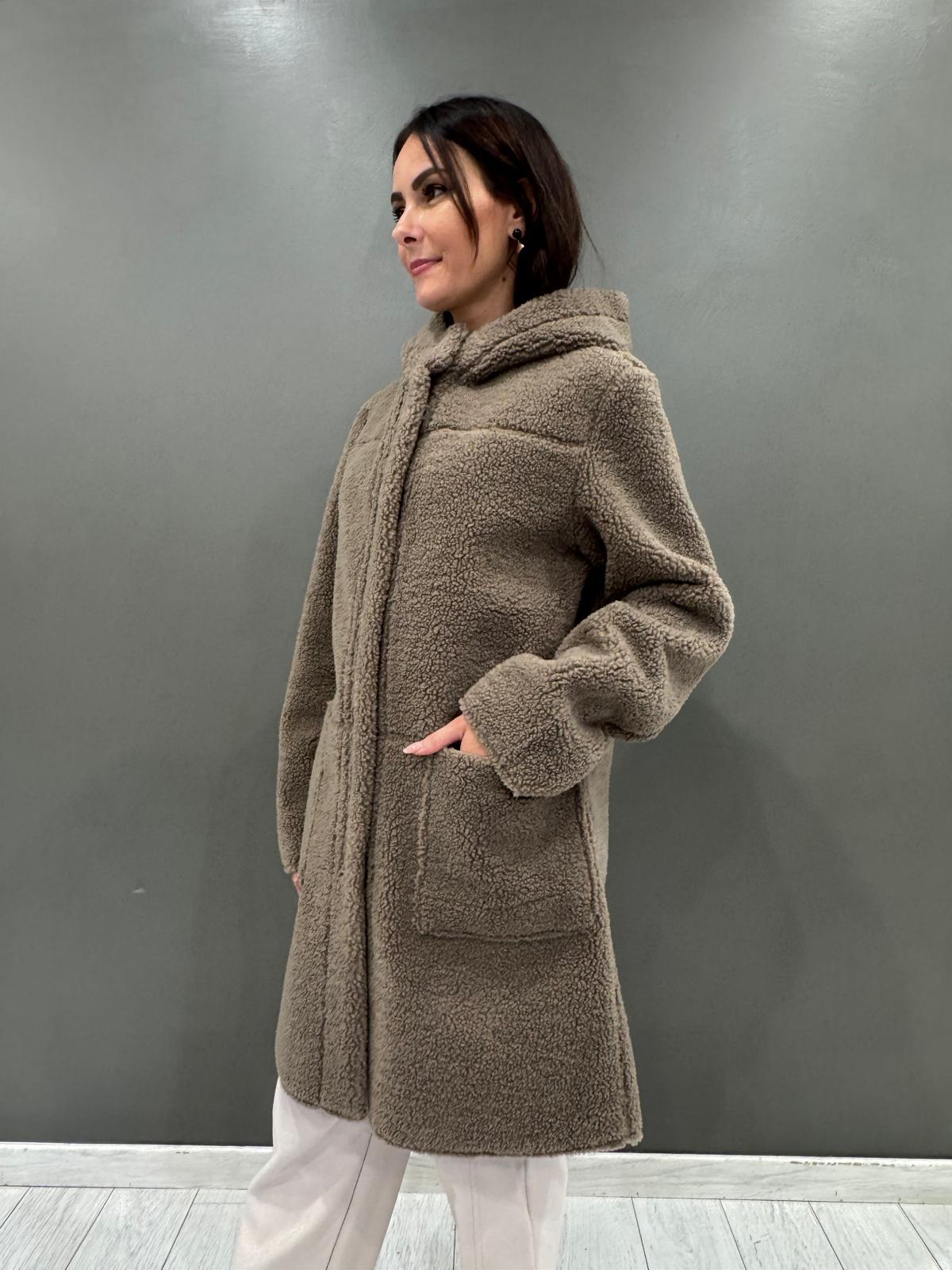Cappotto teddy con cappuccio LEONIE TO REALI 