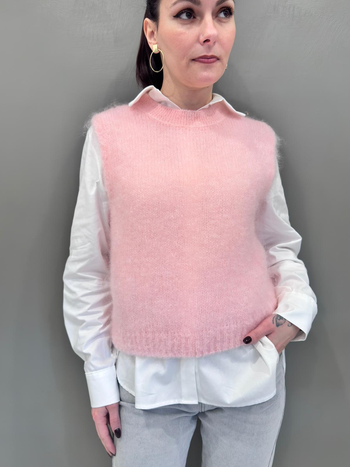 Gilet mohair 23121 RO REBECCA 