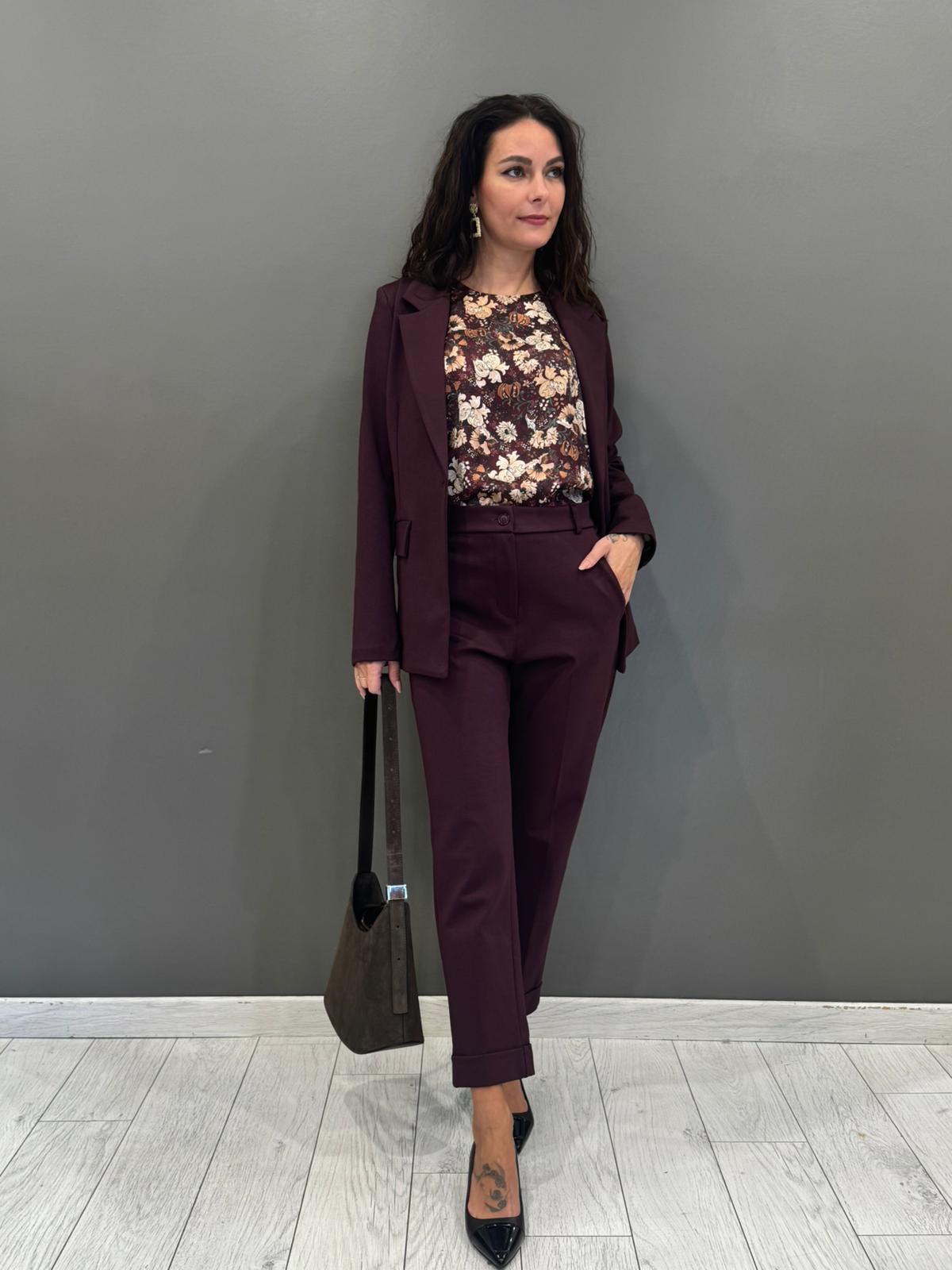 Pantaloni in jersey con risvolto CP25-30 VI REALI 