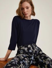 T-shirt manica a tre quarti