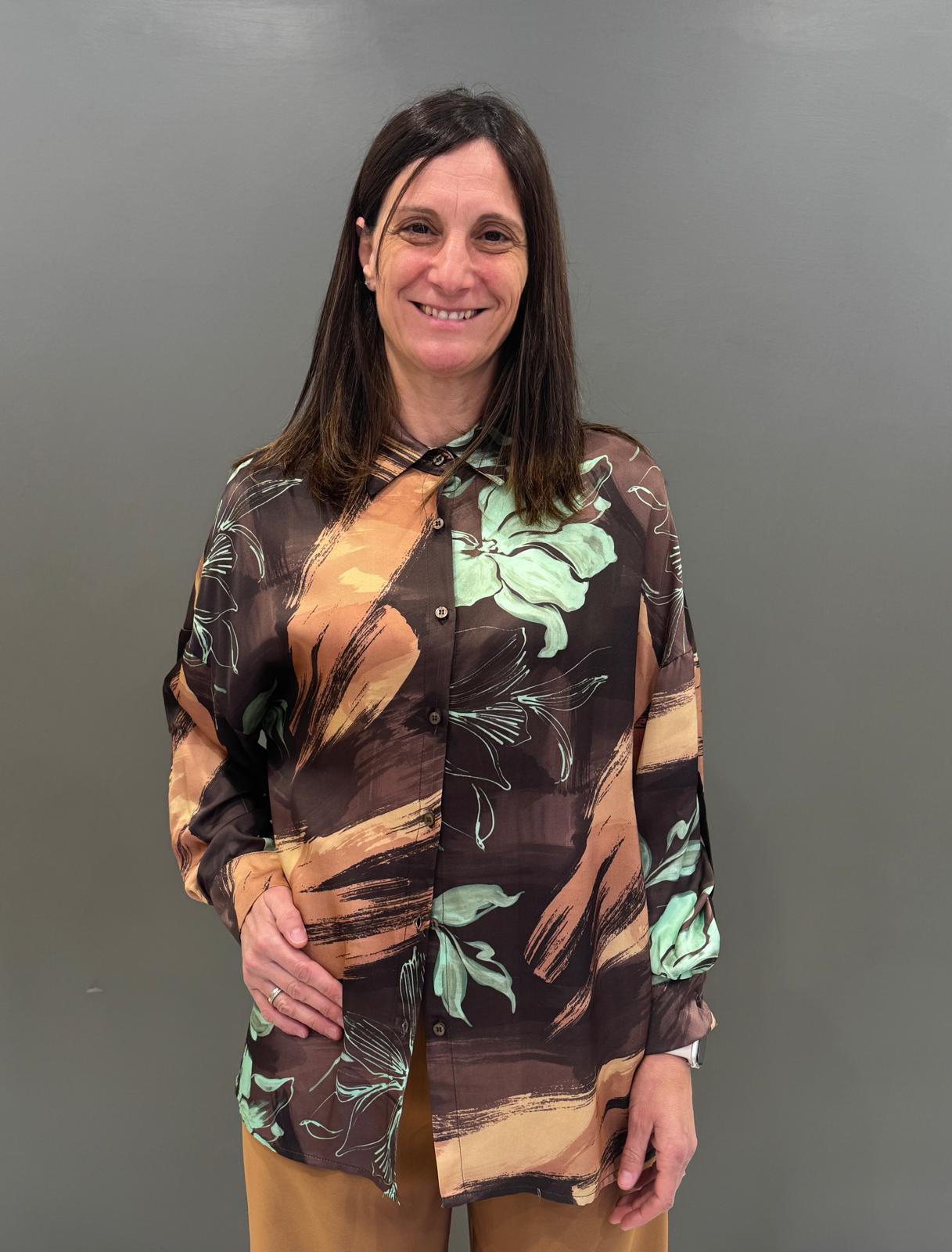 camicia stampa fiori