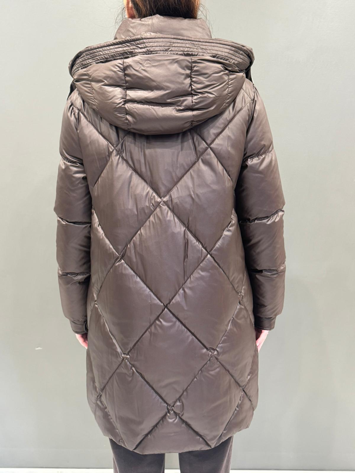 Piumino midi contrasto in flanella KIGALI 051 REALI 