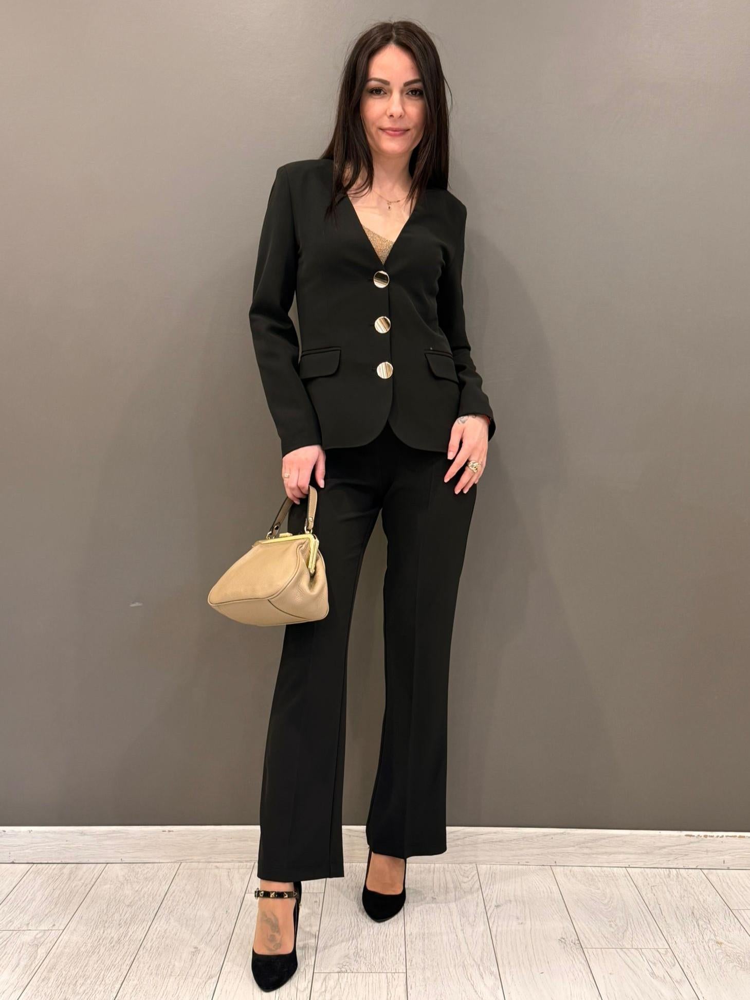 Pantaloni a zampa 31615 1 CRISTINA GAVIOLI 