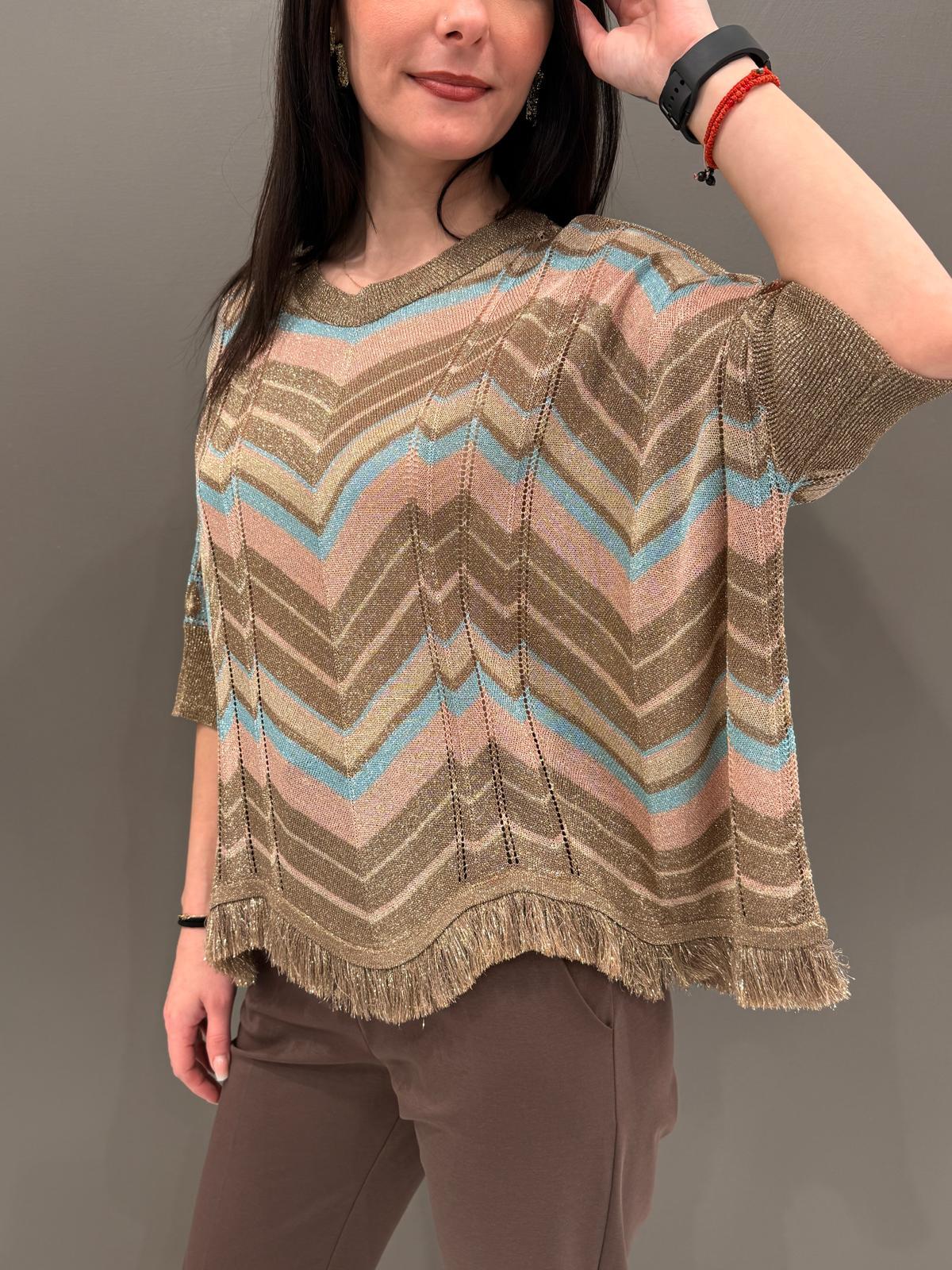 Maglia jaquard D90095 U CRISTINA GAVIOLI 