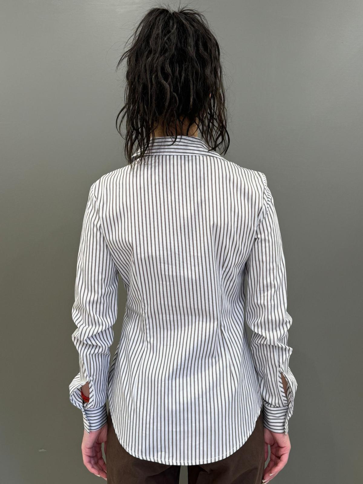 camicia riga manica lunga 624 BI CRISTINA GAVIOLI 