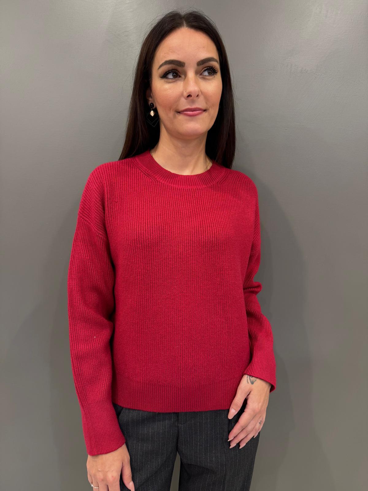 Maglia girocollo maglia inglese 20120 BL CRISTINA GAVIOLI 