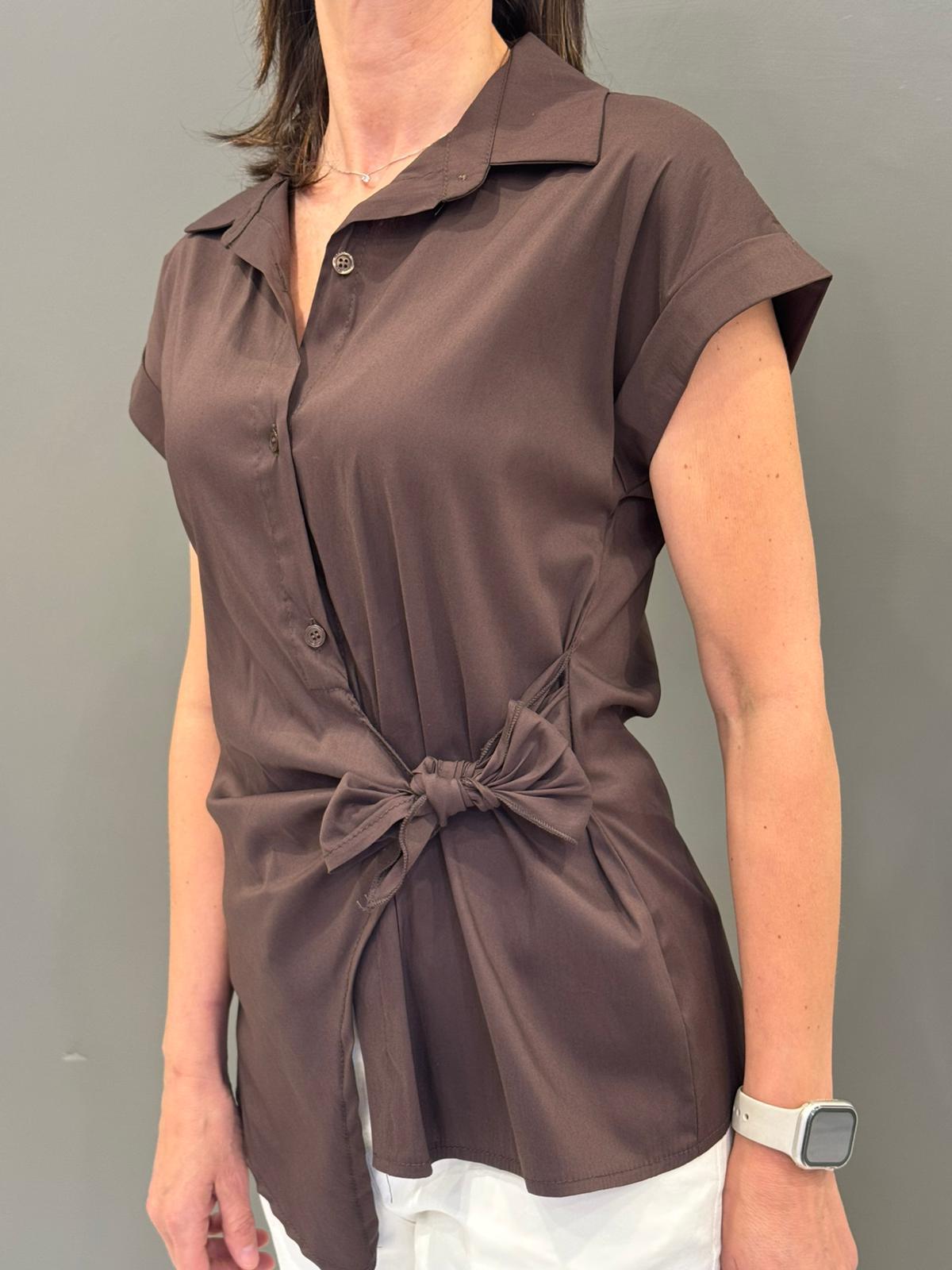 Camicia con motivo fiocco unita