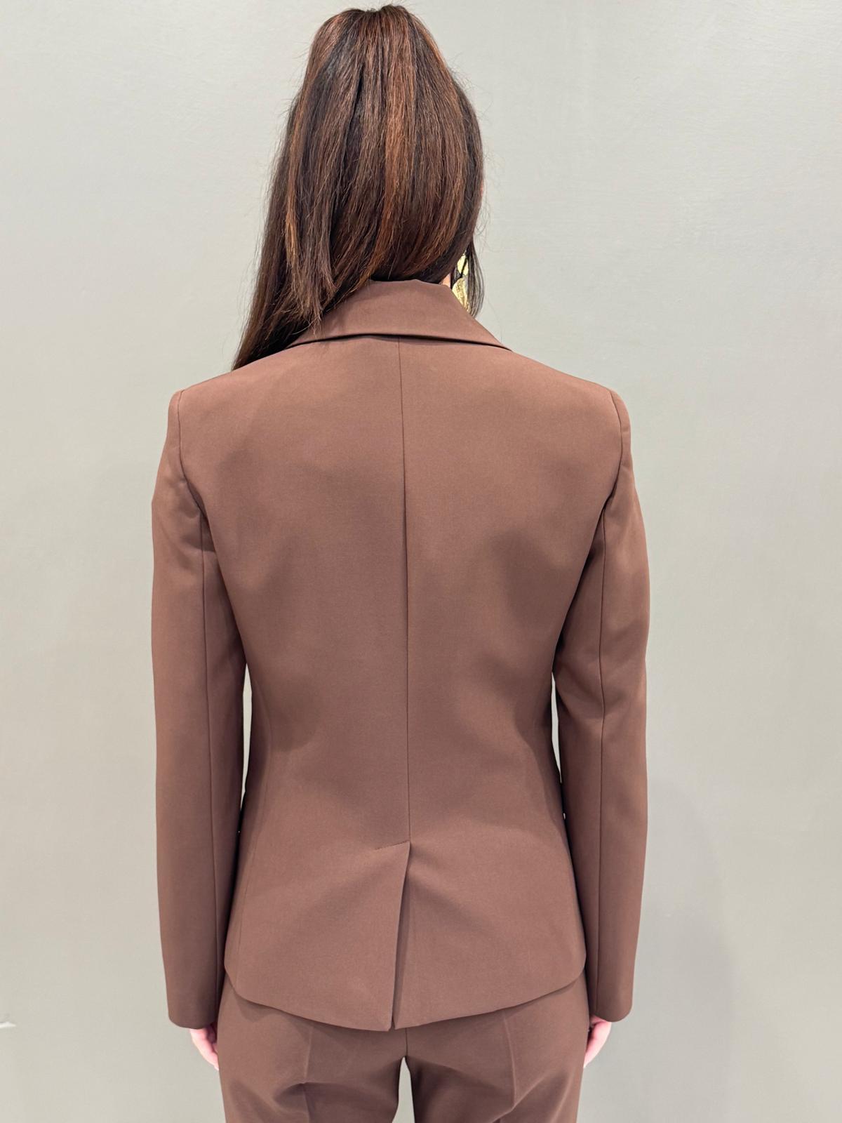 Completo sartoriale marrone EC31119T976 MO CRISTINA GAVIOLI 