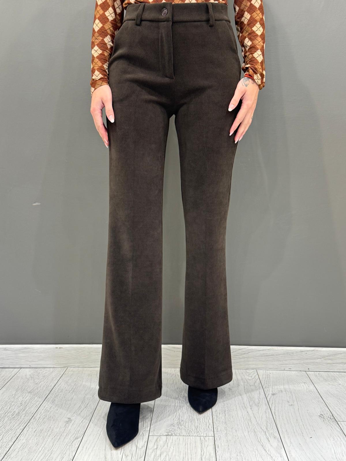 Pantaloni Flare in velluto CP22-59V MO REALI 