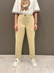 Pantalone chino con pinces AD2686 SA REALI 
