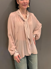 Casacca con fiocco E661B RO CRISTINA GAVIOLI 