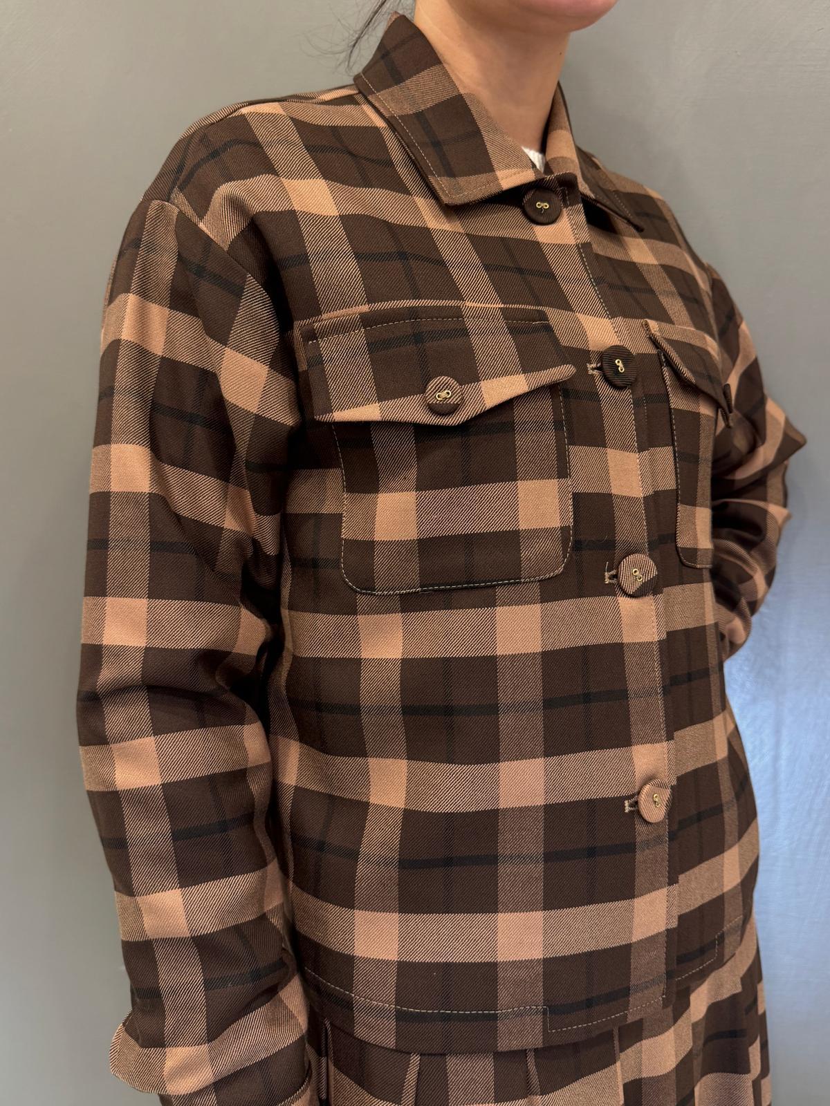 giacca tartan GC215Q MO REBECCA 