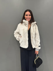 Giacca corta in pelliccia sintetica AMBRA BE REALI 
