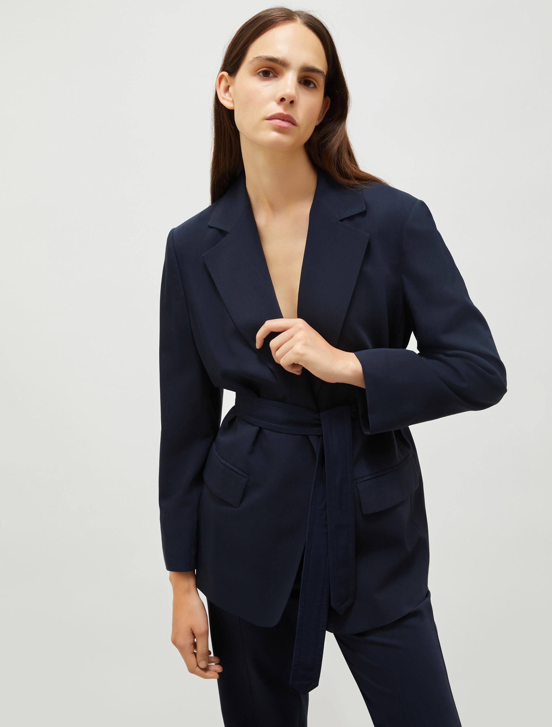 Giacca viscosa lana stretch