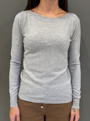 Maglia scollo a barca in viscosa e lana 20002 GR CRISTINA GAVIOLI 