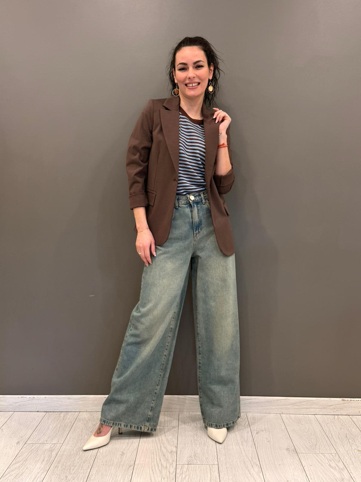 Pantapalazzo Jeans JEC0270 U CRISTINA GAVIOLI 