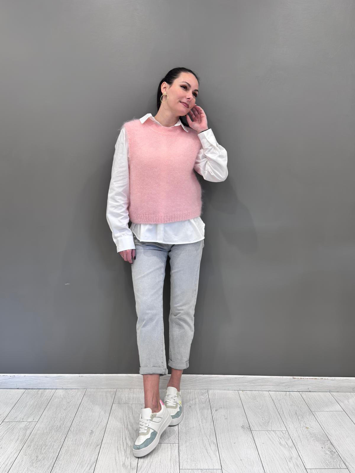 Gilet mohair 23121 RO REBECCA 