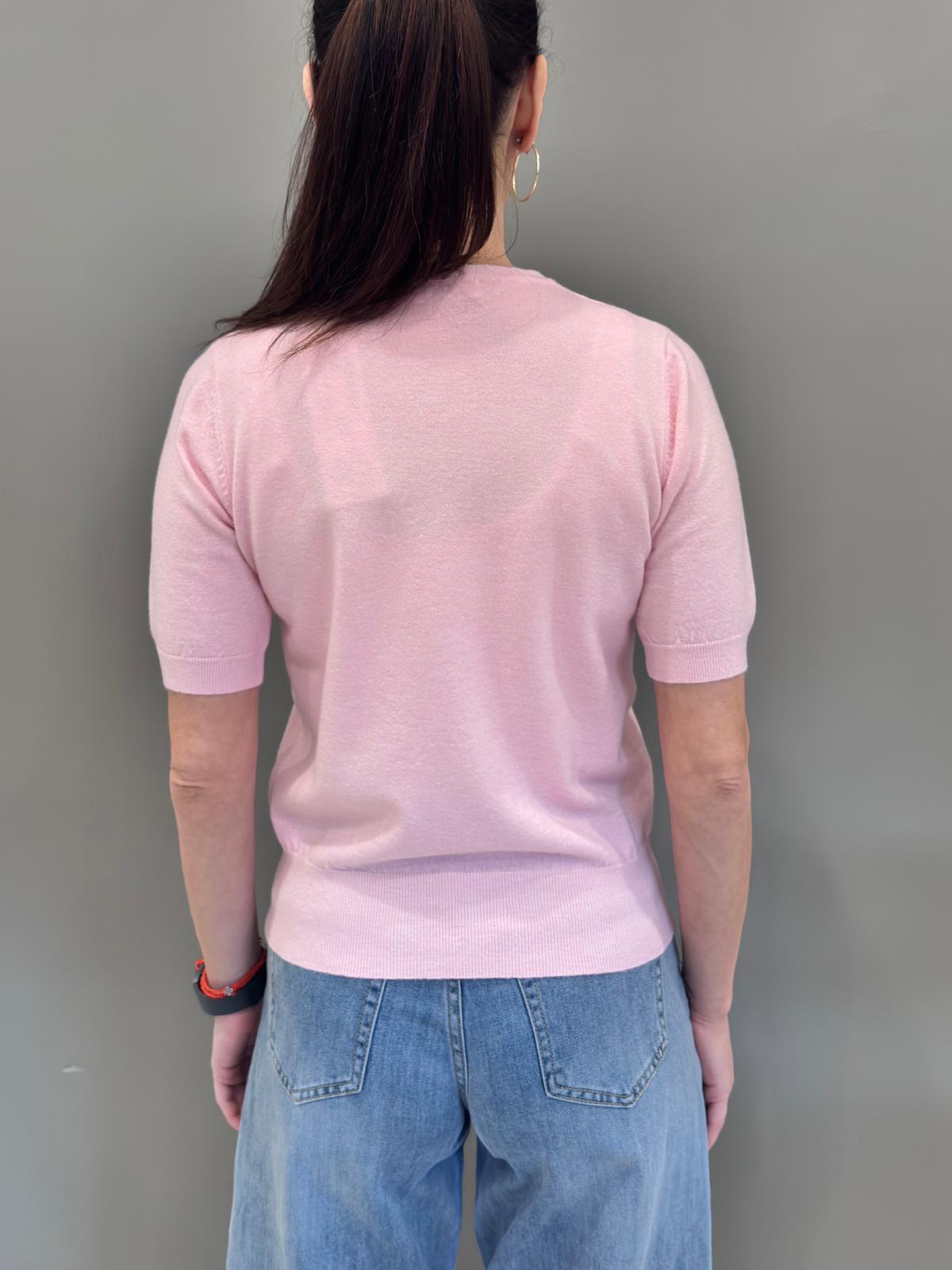 Maglia girocollo manica corta JN0789 RC REBECCA 