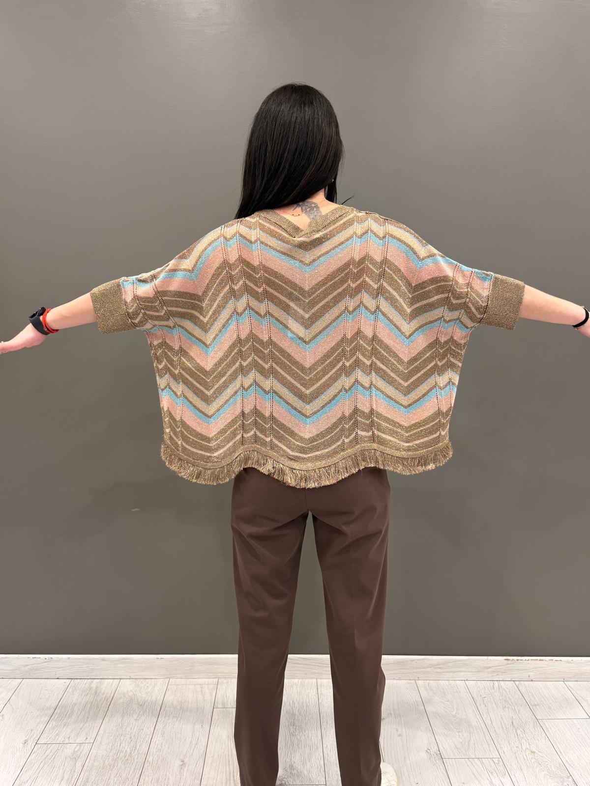 Maglia jaquard D90095 U CRISTINA GAVIOLI 