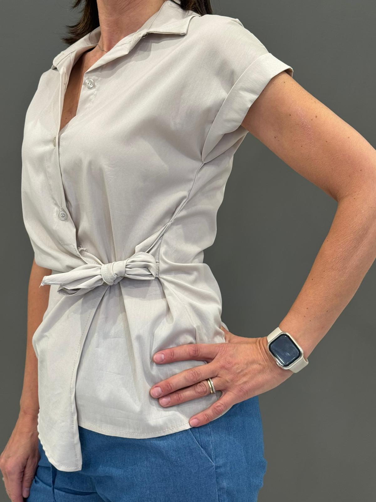 Camicia con motivo fiocco unita