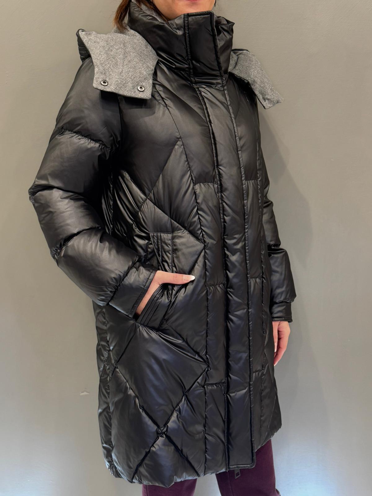 Piumino midi contrasto in flanella KIGALI 099 REALI 