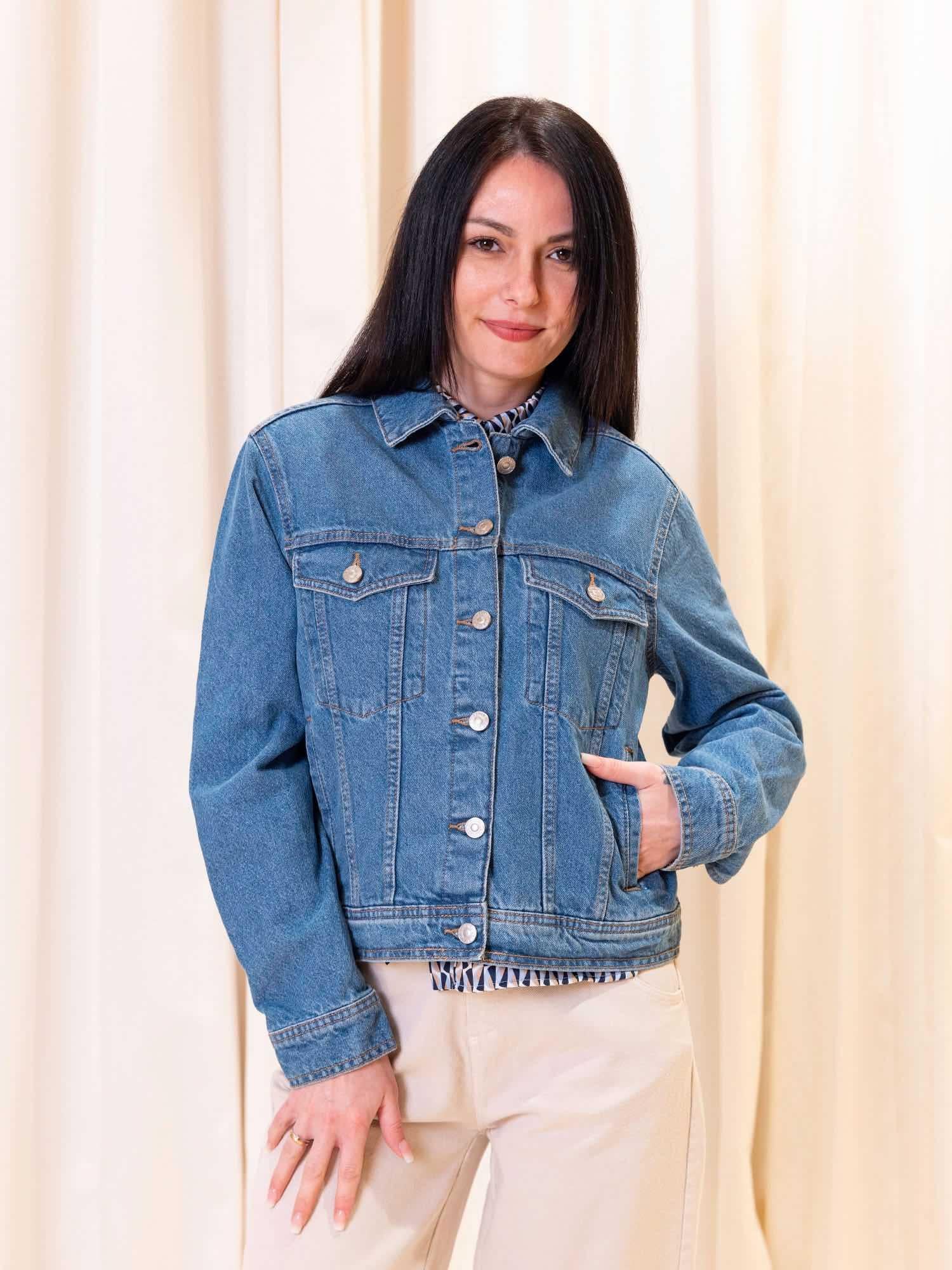 Giacca denim corta 20816156 200461 B YOUNG 
