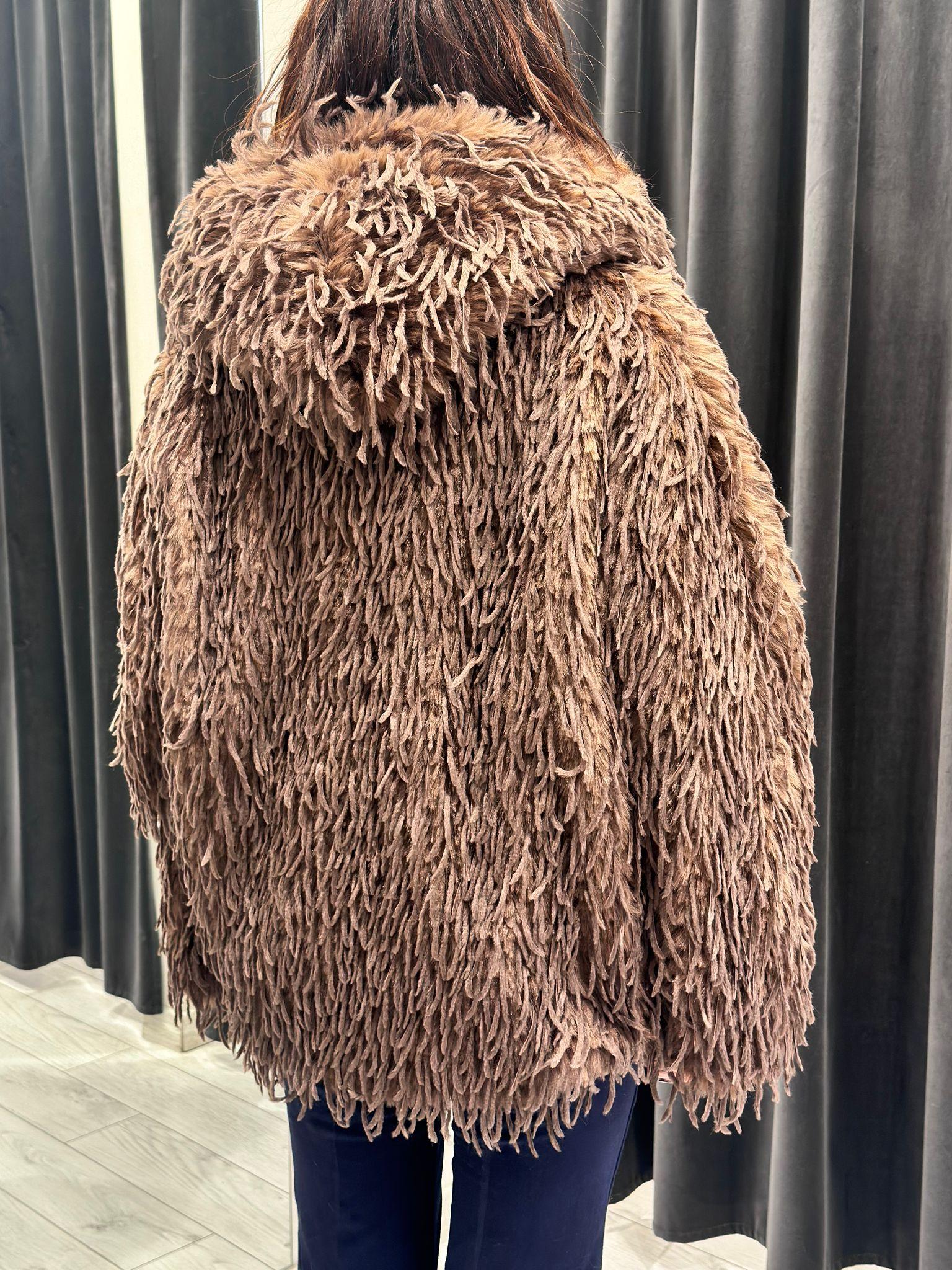 Pelliccia struzzo WYH7220 MO CRISTINA GAVIOLI 