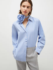 Camicia over in Popeline