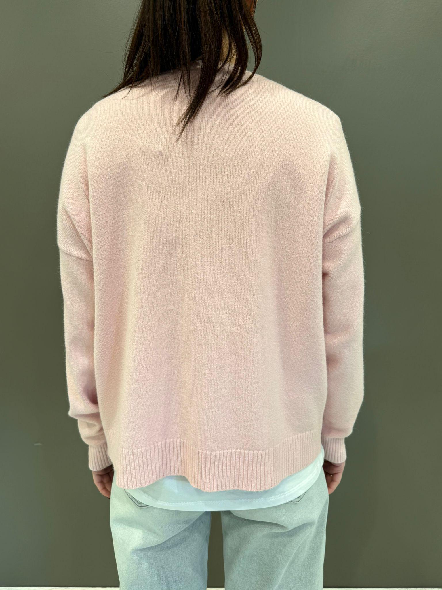 Cardigan con tasche JN0568 CI REBECCA 