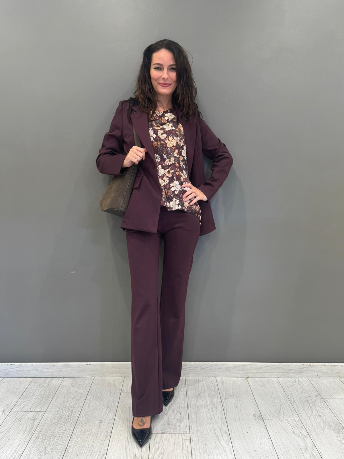 Pantaloni in jersey flare CP25-59 VI REALI 