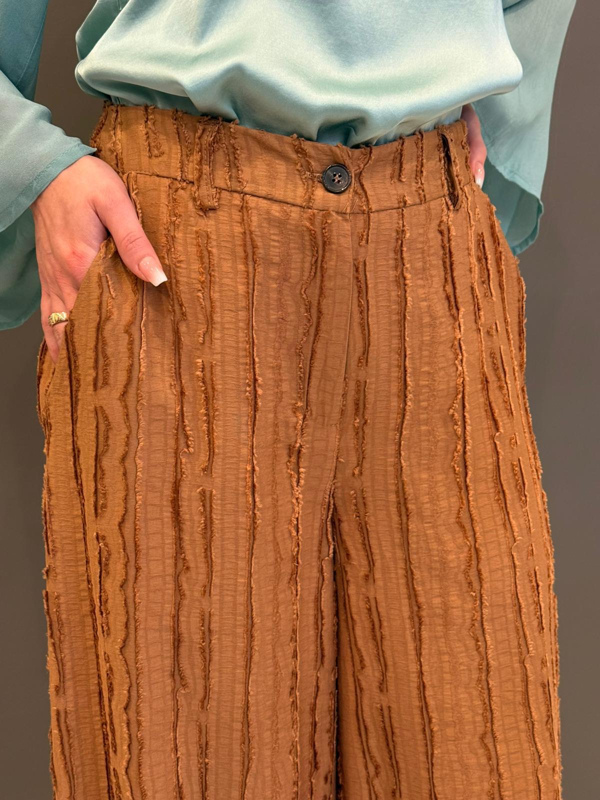 Pantapalazzo jaquard P3081 U CRISTINA GAVIOLI 