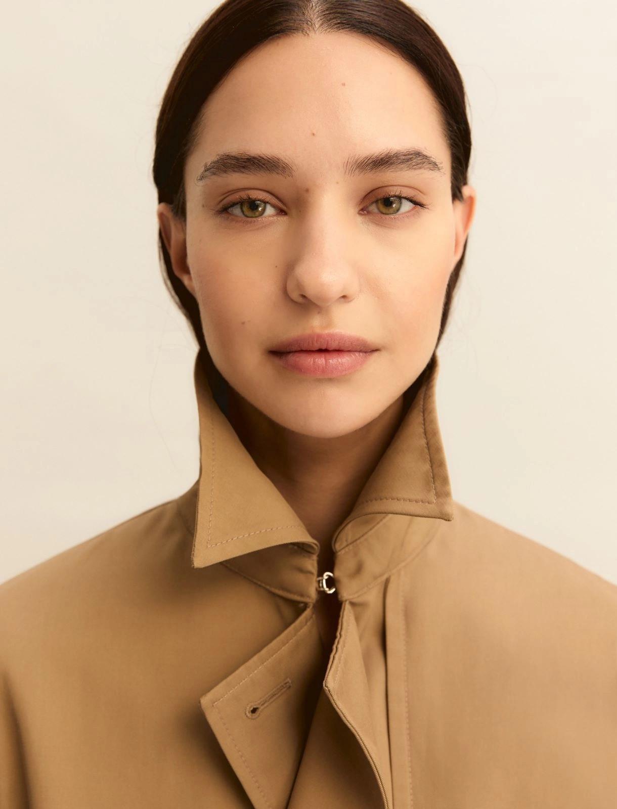 Trench corto donna tortora PELOTA 004 EMME MARELLA 