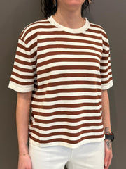 Maglia rigata mc JN1094 TA REBECCA 