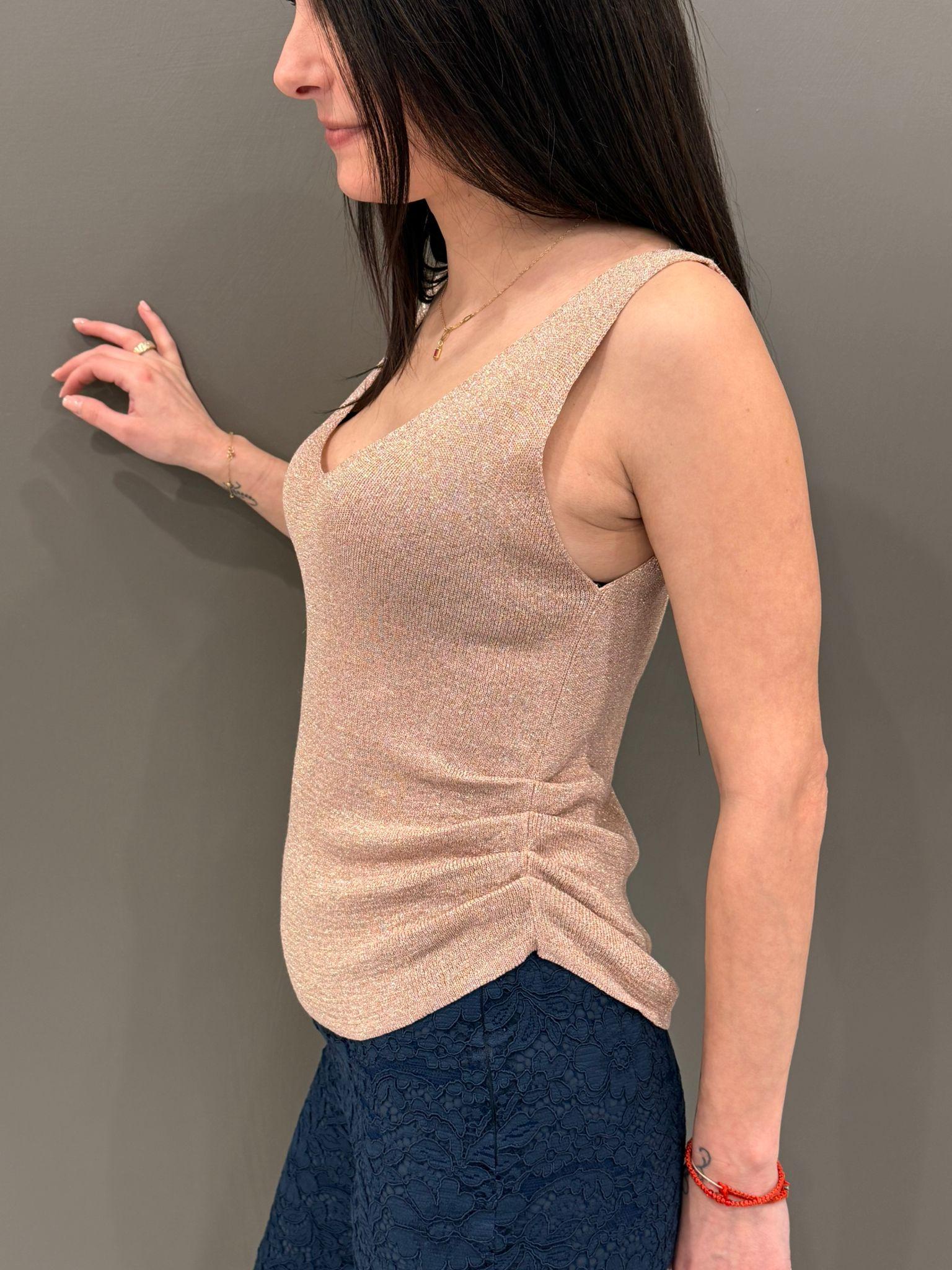 top lurex D90056 RO CRISTINA GAVIOLI 