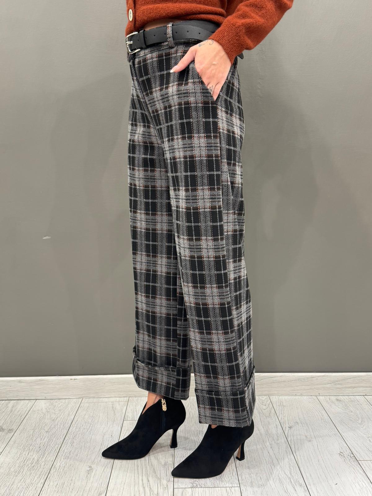 Pantalone tartan 19318THQ GR REBECCA 