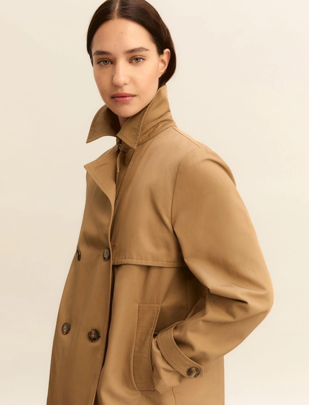 Trench corto donna tortora PELOTA 004 EMME MARELLA 