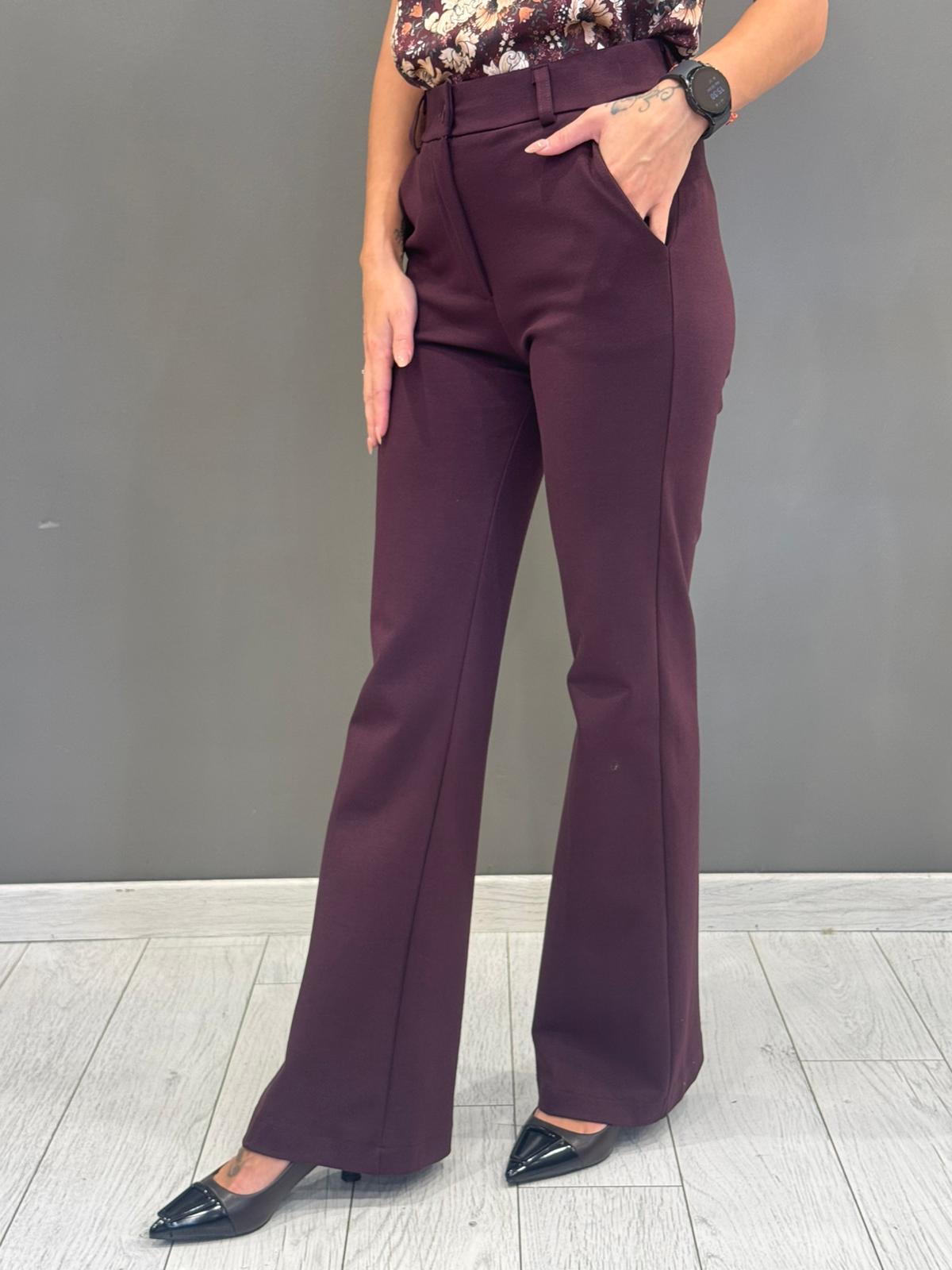 Pantaloni in jersey flare CP25-59 VI REALI 