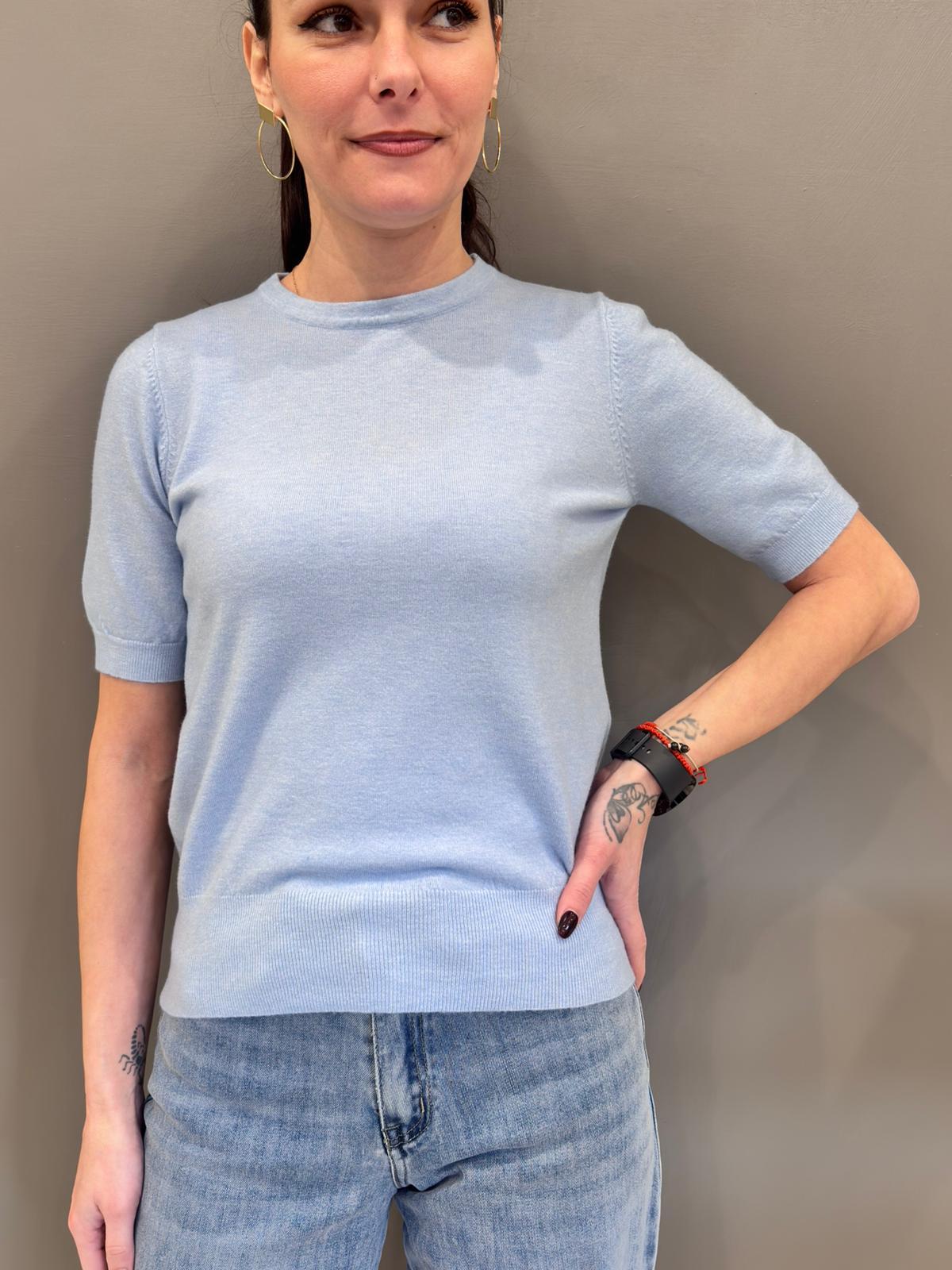 Maglia girocollo manica corta JN0789 039 REBECCA 