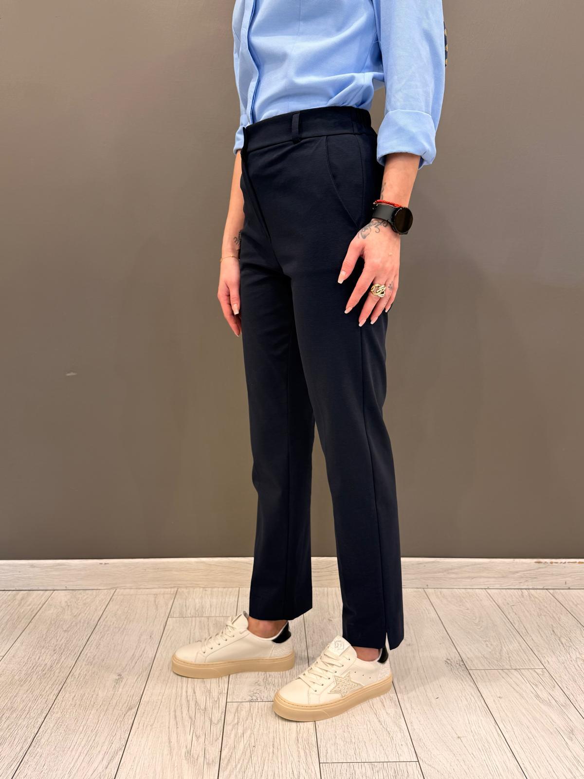 Pantaloni spacchetto CP28-26 BL CRISTINA GAVIOLI 