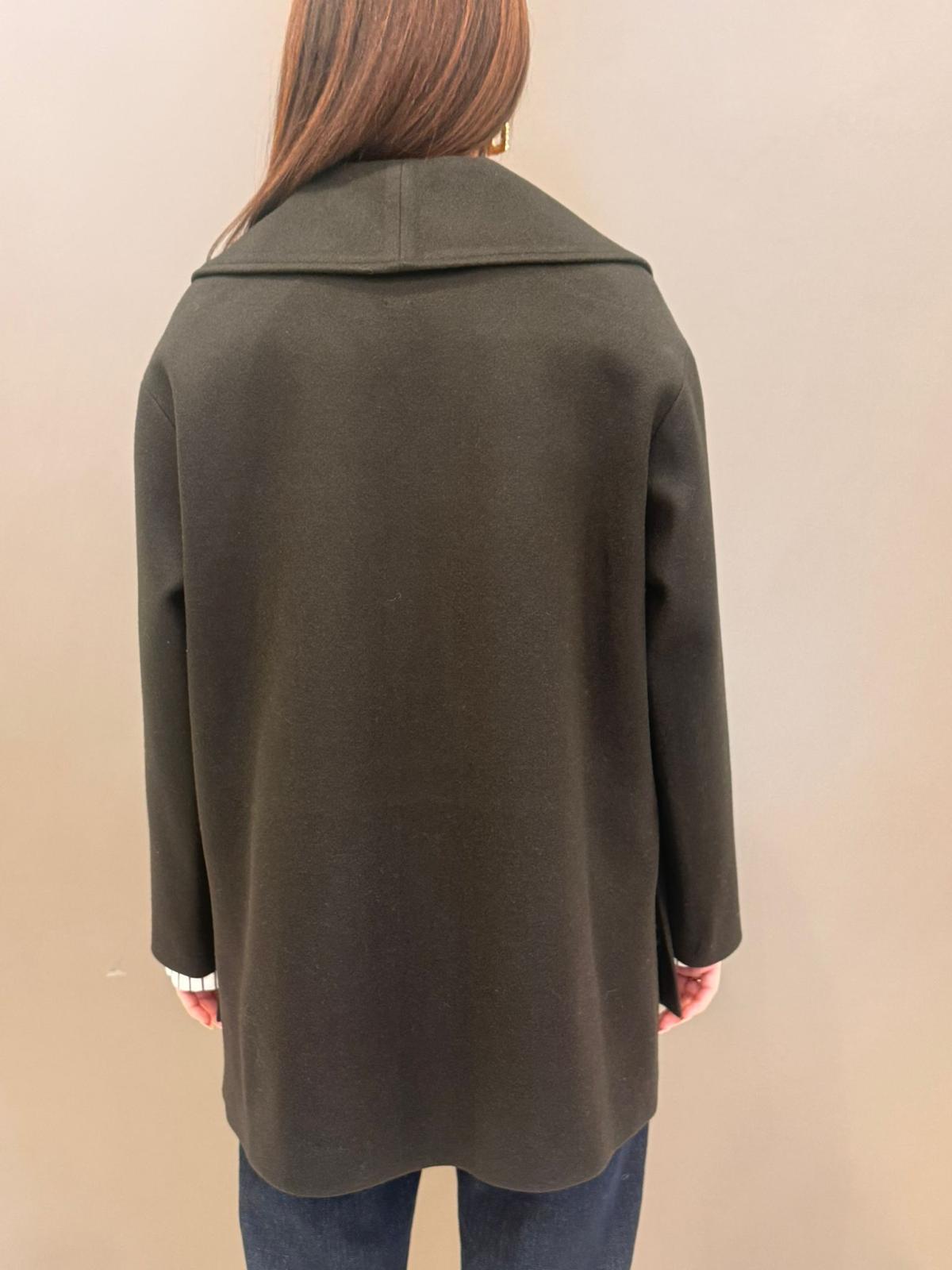 Cappotto corto over misto lana 20461 NE CRISTINA GAVIOLI 