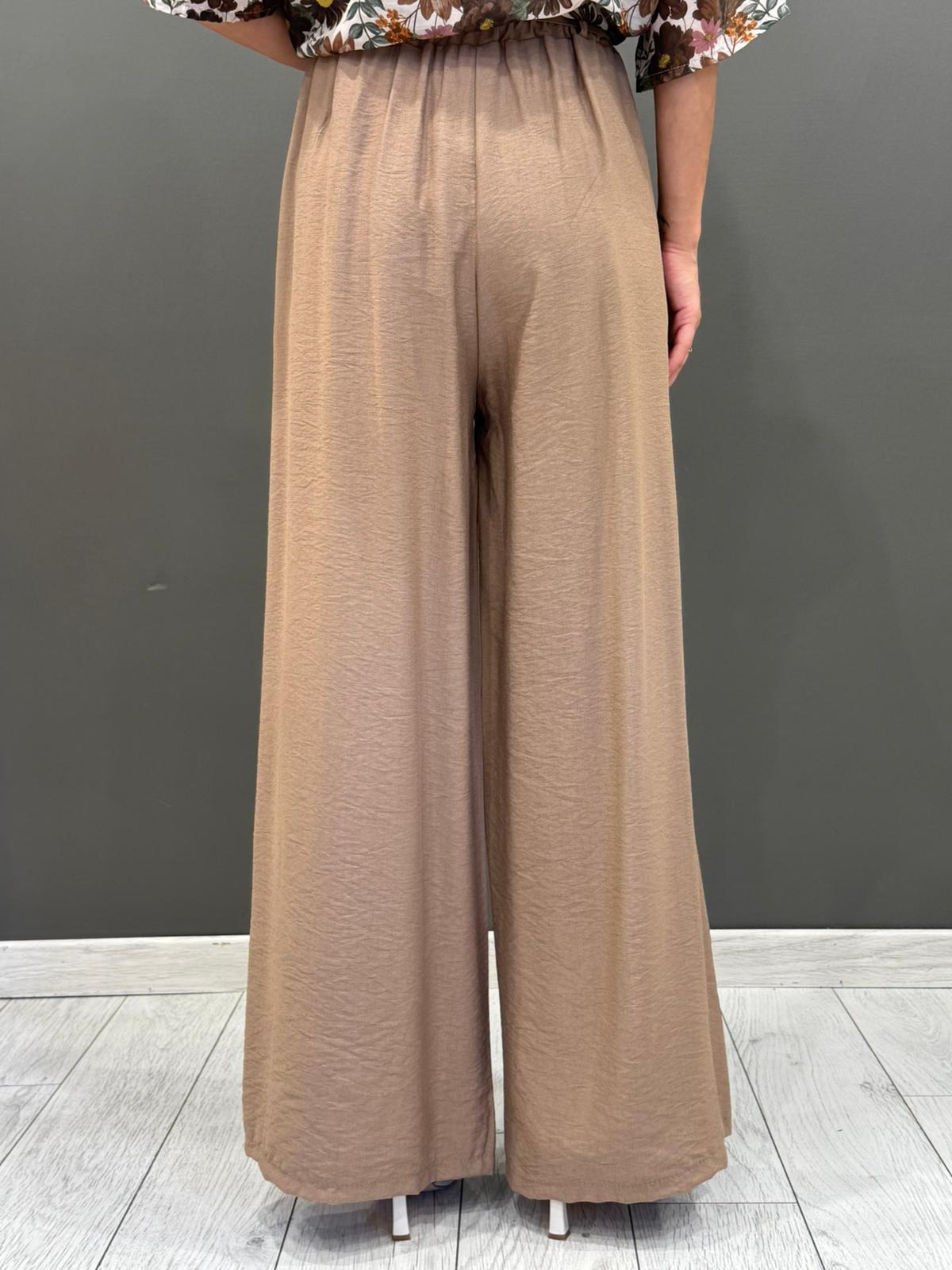 Pantaloni palazzo con cintura 18839-05 CAM REBECCA 