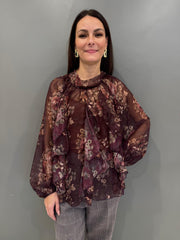 Blusa fantasia floreale L5327FS BO REBECCA 