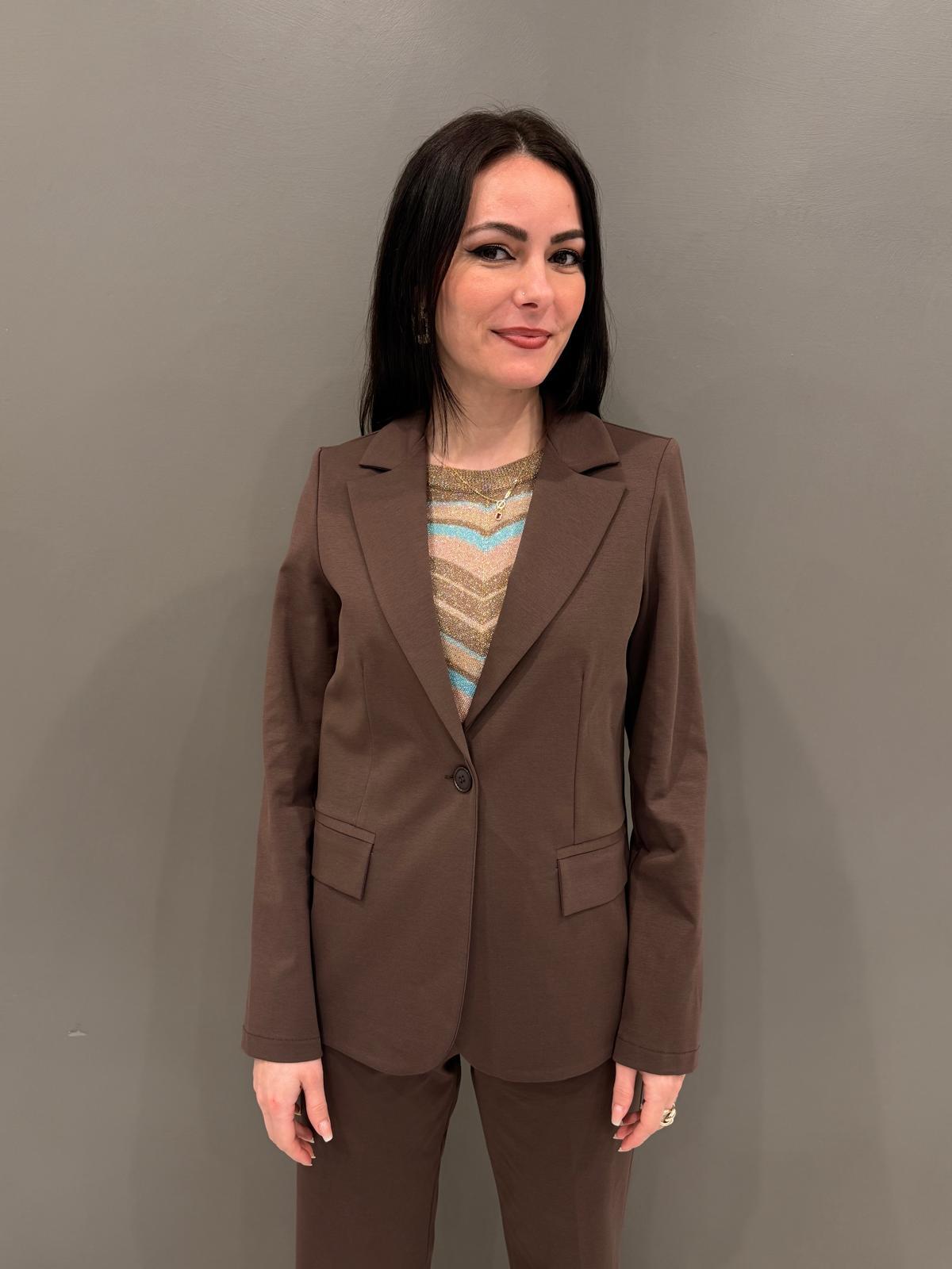 Giacca un  bottone CG20-26 MO CRISTINA GAVIOLI 