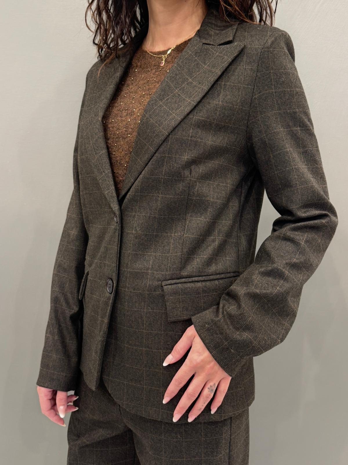 Giacca monopetto microquadro CG20-24Q MO REALI 