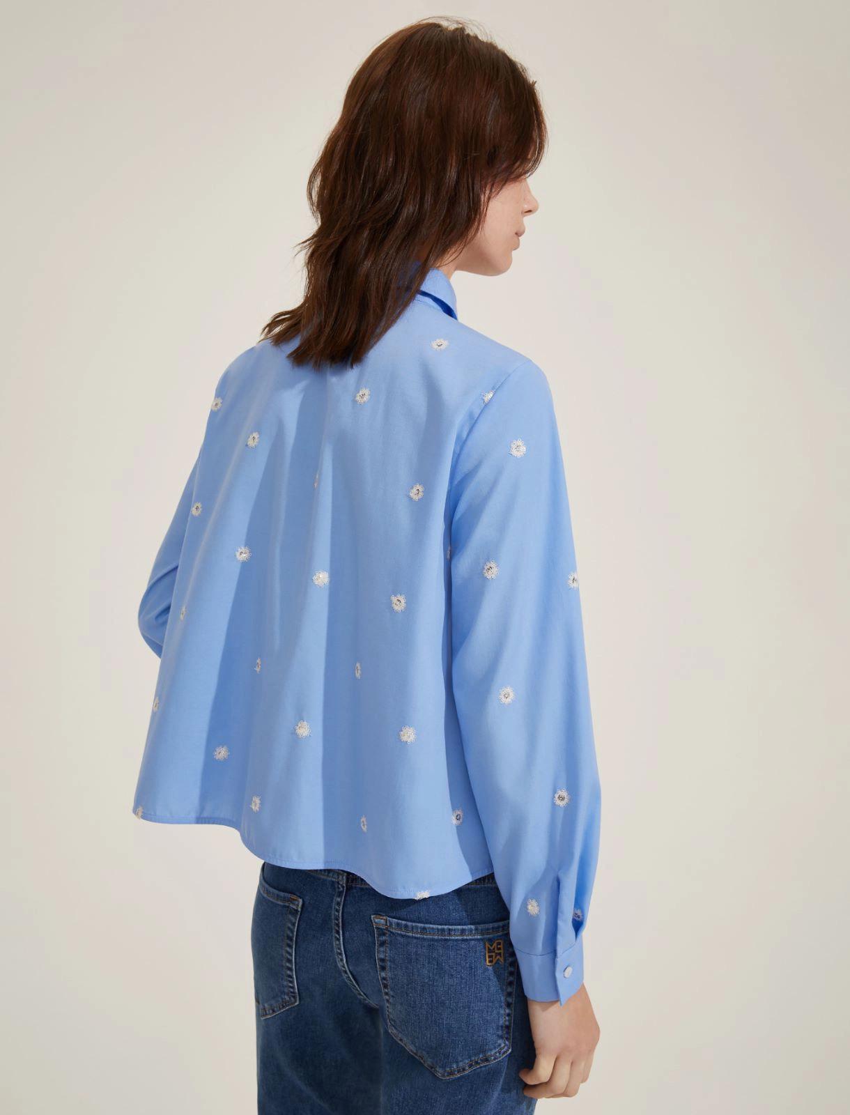 Camicia ricami paillettes