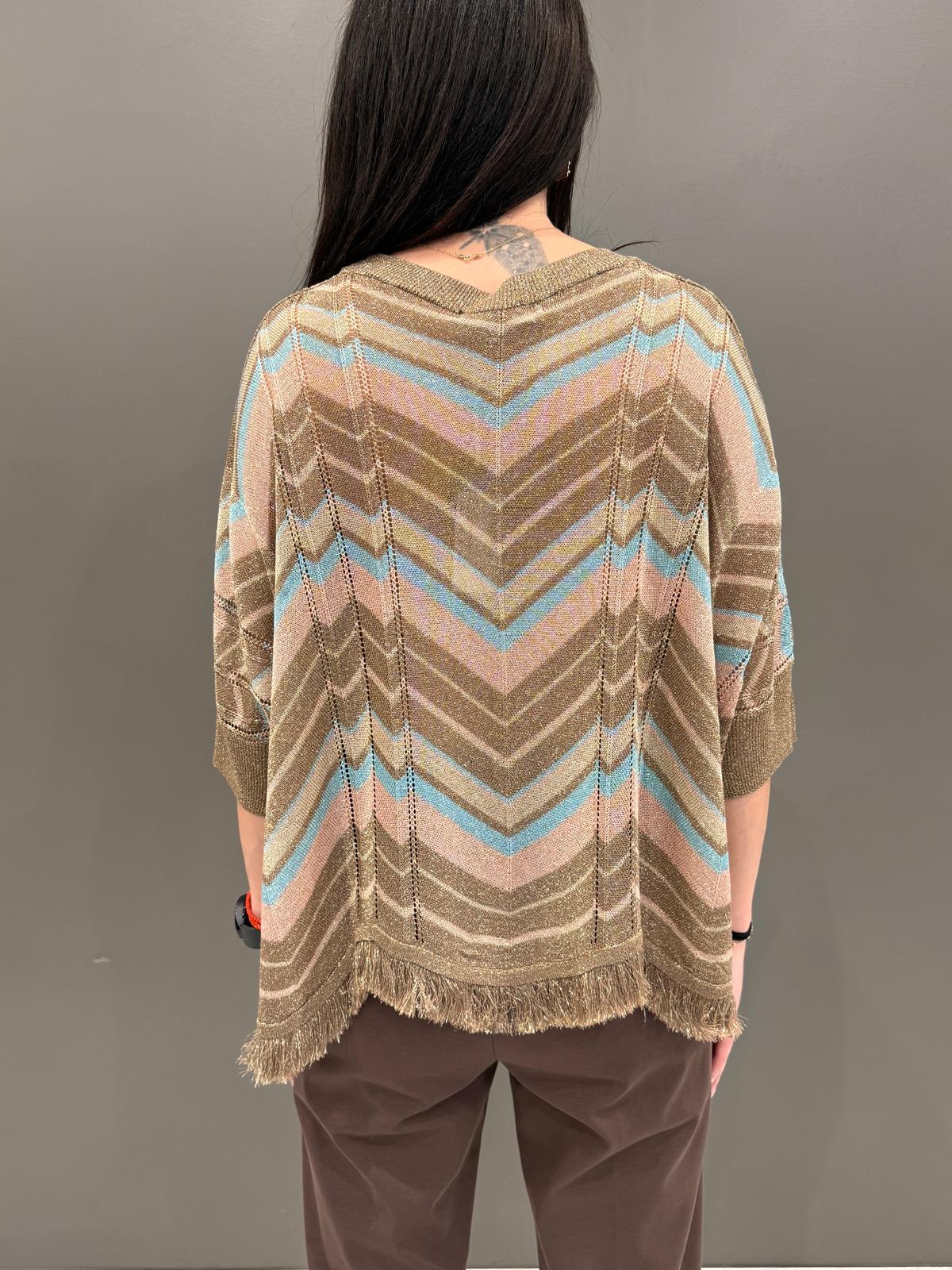 Maglia jaquard D90095 U CRISTINA GAVIOLI 